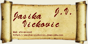 Jasika Vicković vizit kartica
